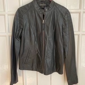 Lucky Brand 100% Goat Leather Jacket